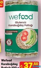 WEFOOD KARABUĞDAY PATLAĞI 100 G WEFOOD KARABUĞDAY PATLAĞI 100 G